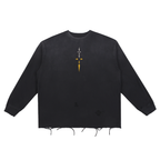 善悪 Zenaku - Damage Fade Long Sleeve