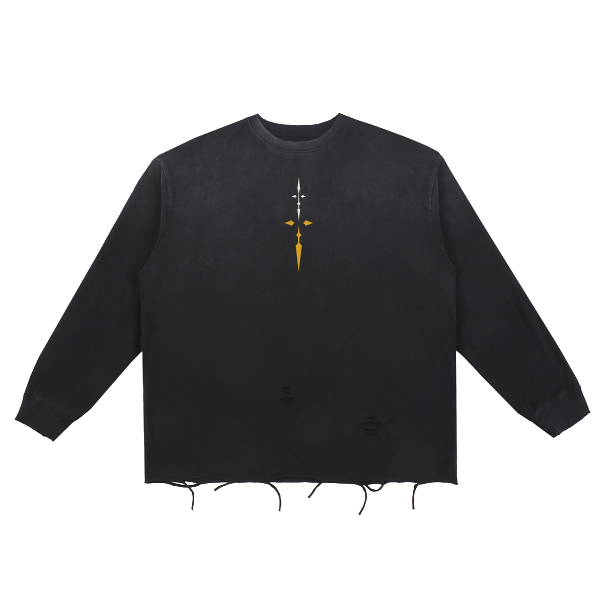 善悪 Zenaku - Damage Fade Long Sleeve