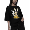 天使 Tenshi - Boxy Raw Edge T-Shirt