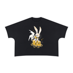天使 Tenshi - Boxy Raw Edge T-Shirt