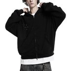 厄除 Yakuyoke - Damage Zip Hoodie