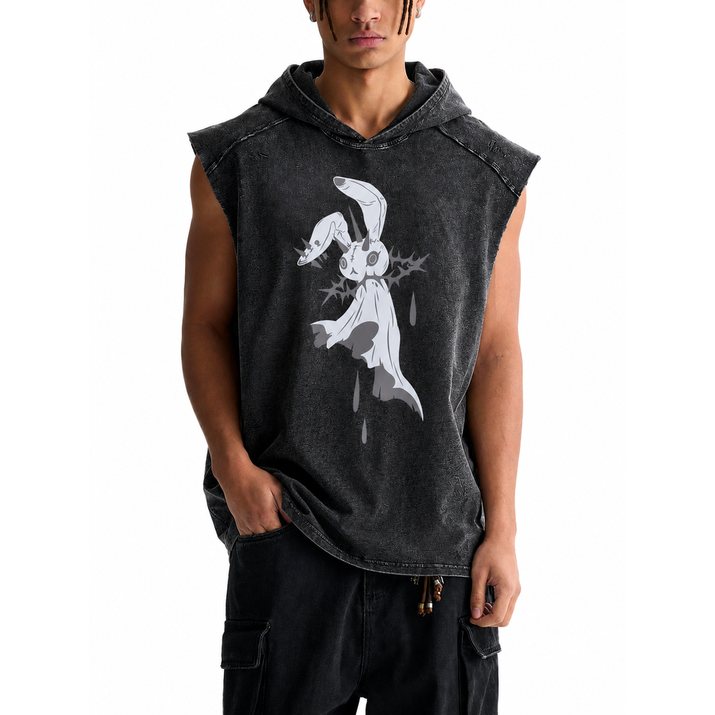 ふれふれ坊主 Fure Fure Bouzu - Hooded Tank Top