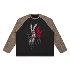 堕天使 Datenshi - Leopard Thermal Raglan