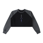 ミッドナイトティ Midnight Tea - Raglan Crop Sweatshirt