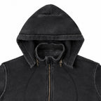 善悪 Zenaku - Washed Cropped Hoodie