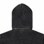 善悪 Zenaku - Washed Cropped Hoodie