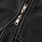 善悪 Zenaku - Washed Cropped Hoodie
