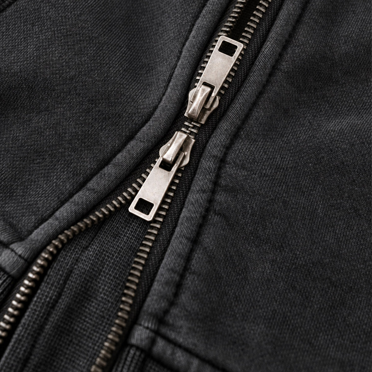 善悪 Zenaku - Washed Cropped Hoodie