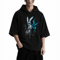 堕天使 Datenshi - Washed Hooded T-Shirt