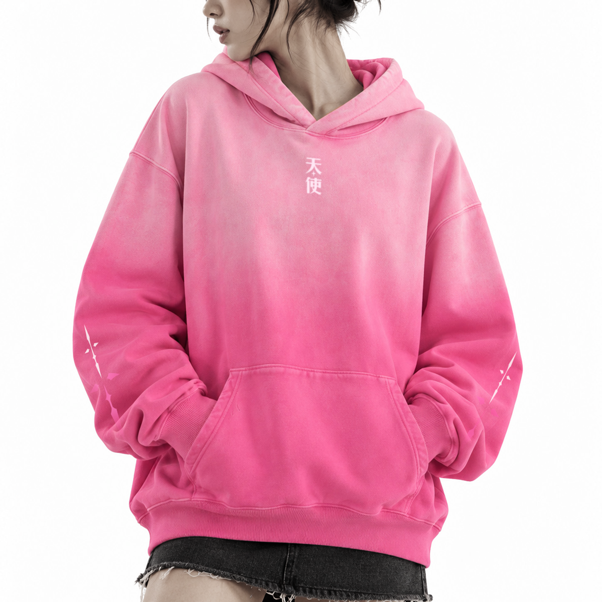 天使 Tenshi - Heavyweight Oversized Hoodie